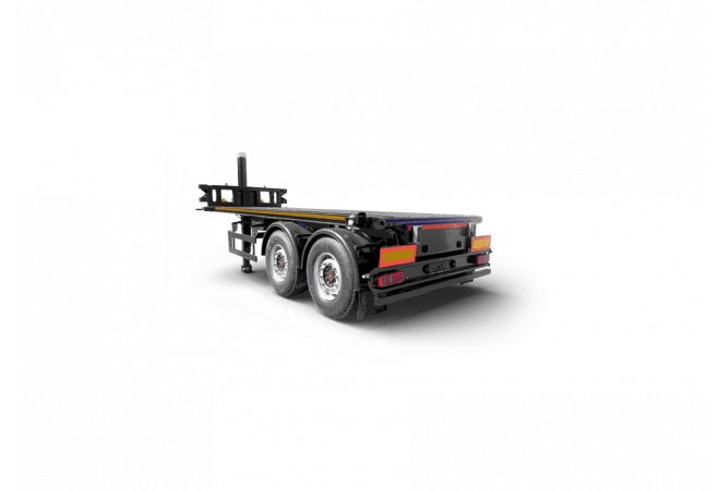 ПОЛУПРИЧЕП-КОНТЕЙНЕРОВОЗ ВАРЗ-НПК 2408 с гидроцилиндром